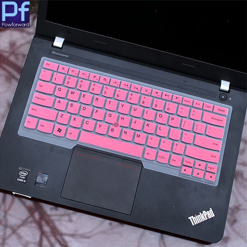 Обложка клавиатуры для ноутбука протектор для lenovo ThinkPad T480 E490 E485 T475 E475 E470 E431 T440p T430 T470 e480 e445 e450 - Цвет: pink