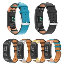 JKER роскошный кожаный браслет ремешок для спортивных часов браслет для часы Garmin vivosmart HR часы ремешок с инструментами