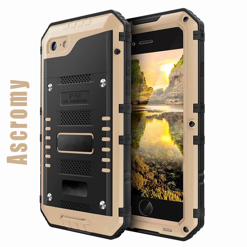 imágenes para Ascromy Impermeable A Prueba de Golpes Caja Del Teléfono Móvil Cáscara de La Cubierta Protectora Para el iphone 7 Casos Prueba de Golpes iPhone7 Capa Accesorios imágenes para Ascromy Impermeable A Prueba de Golpes Caja Del Teléfono Móvil Cáscara de La Cubierta Protectora Para el iphone 7 Casos Prueba de Golpes iPhone7 Capa Accesorios