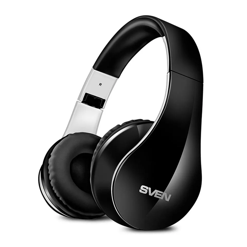 

Беспроводные наушники с микрофоном SVEN AP-B450MV, черный-белый (Bluetooth)