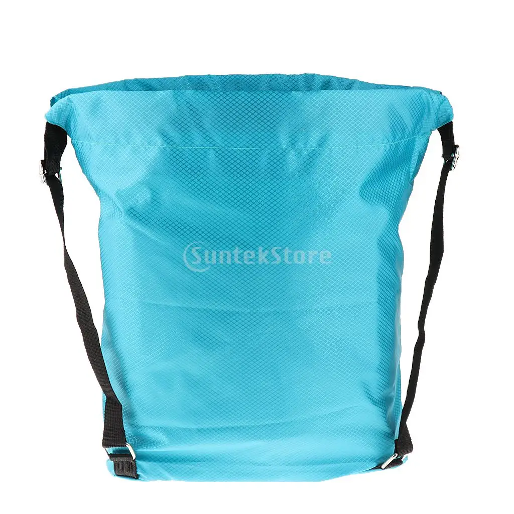Водонепроницаемая сумка для плавания, бассейна, спортзала, на шнурке, сумка для хранения, каяк, пляж, кемпинг, путешествия, сухой, влажный, раздельный, наплечный рюкзак - Цвет: Blue