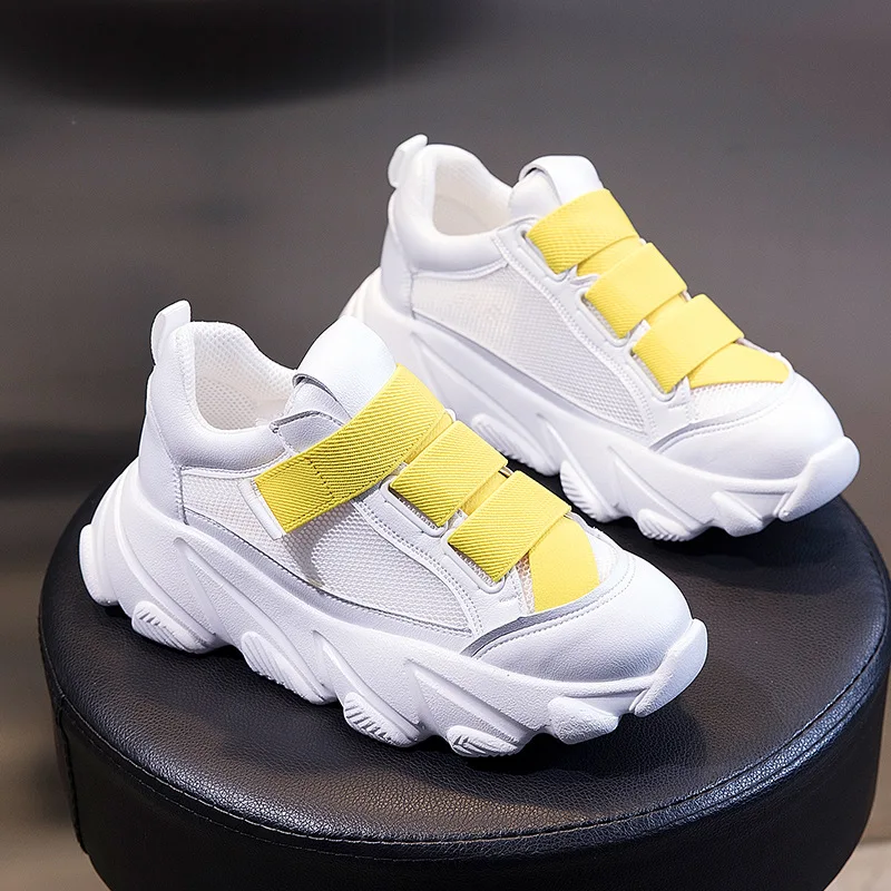 

Casual Shoes Women Chunky Sneakers Platform zapatos de mujer Summer New chaussures femme Mesh Ladies White footware Breathable