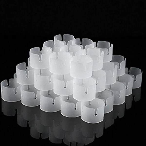 

Balloon Clips, 100 Pack Plastic Balloon Arch Clips Ties Balloon Rings Buckle for Wedding Party Favors
