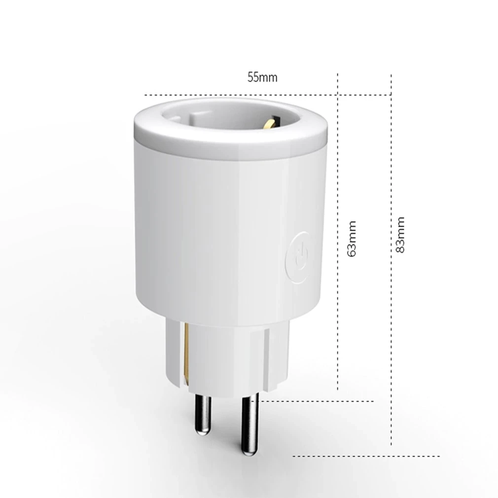 Умная розетка Wifi умная работает с Google Home Mini Alexa IFTTT Monitor EU France US AU UK Korea Plug Outlet|Умные