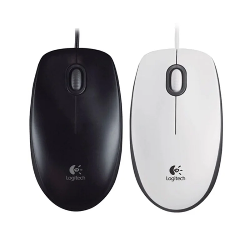 Оригинальная мышь Logitech M100r удобная Проводная компьютерная универсальная мини