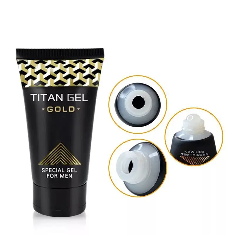 Pcs Original Titan Gel Gold Russia Penis Enlargement Cream Retarder Intim Gel Help Male