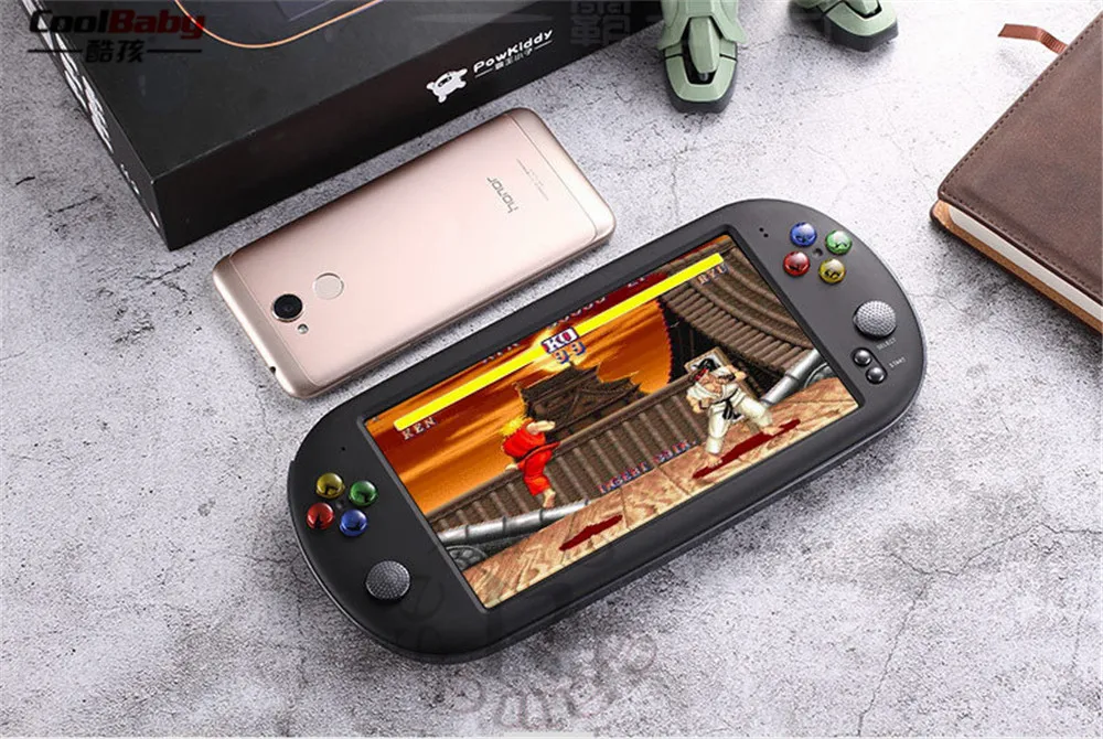 COOLBABY 7 дюймов Портативный игровой консоли портативные игровые с 1500 ретро мини