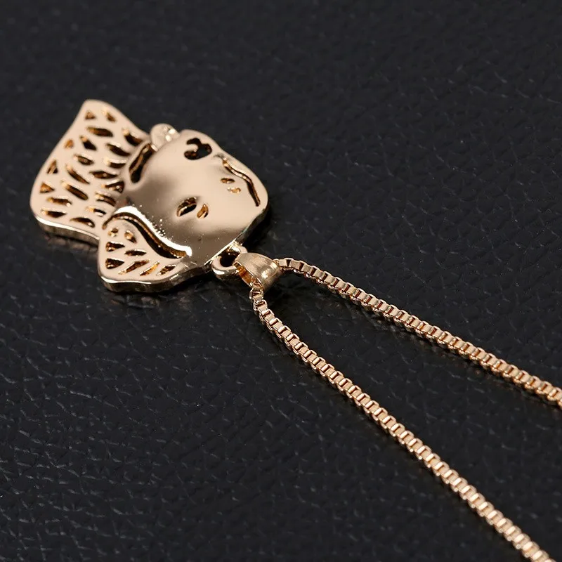 Punk Charm Handmade Labrador Dog Head Animal Pendant Necklaces 4