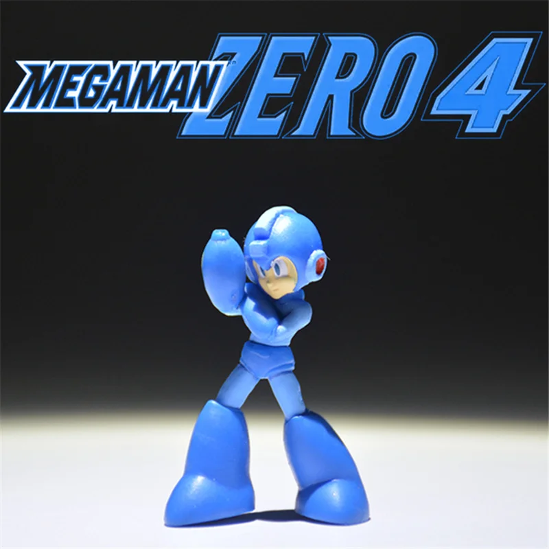 60 шт. 3,5 см, Классический ROCKMAN ZERO 4 фигурка игрушка модель MEGAMAN коллекция игрушек