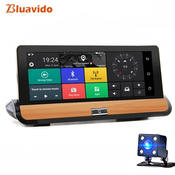 

Bluavido 6.86" 3G Car DVR Android GPS Navigator Free map Full HD 1080P Video Recorder Camera Bluetooth WIFI automovi registrator