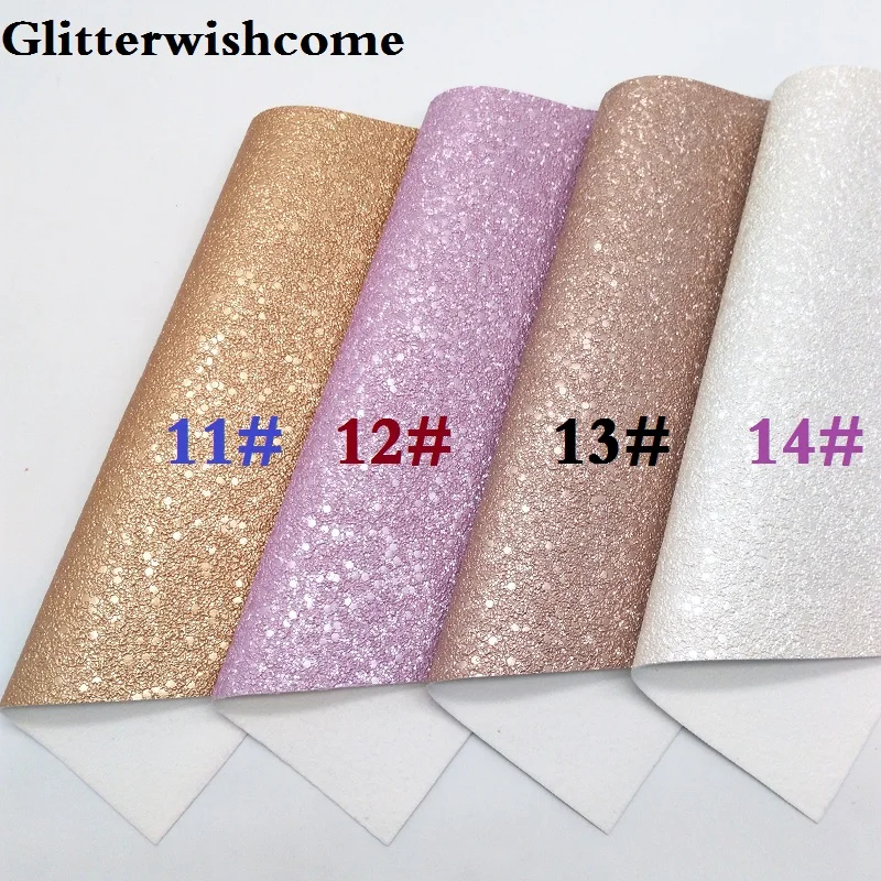 Glitterwishcome 21X29 см A4 размер винил для бантов тисненая кожа Fabirc искусственная кожа листы для бантов, GM210A