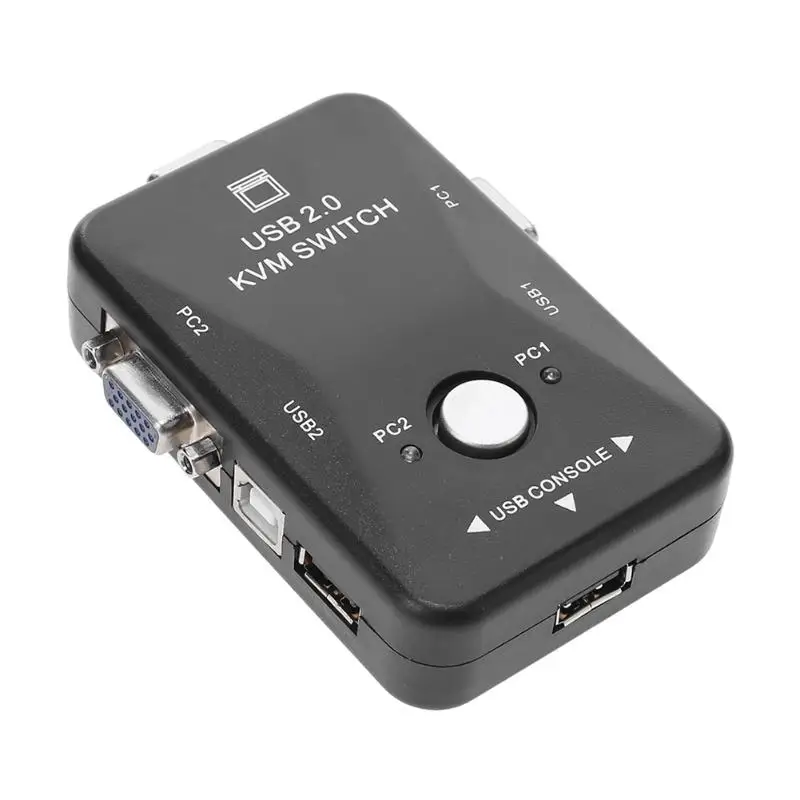 Alloyseed USB 2.0 2 Порты и разъёмы 1920*1440 USB kvm-переключатель Switcher коробка VGA SVGA Splitter Авто контроллер Мышь клавиатура