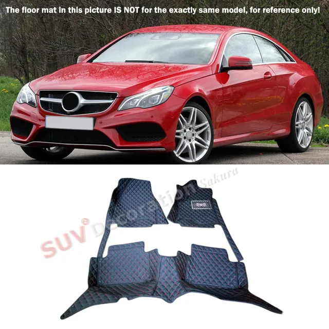 For Mercedes Benz E Class W212 2014 2015 Car Styling ! Accessories Interior Leather Carpets