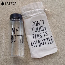 

SAIWDA 500ml Fruit Lemon Juice Botella Agua Fashion Transparent Plastic Sports drinking Bottle