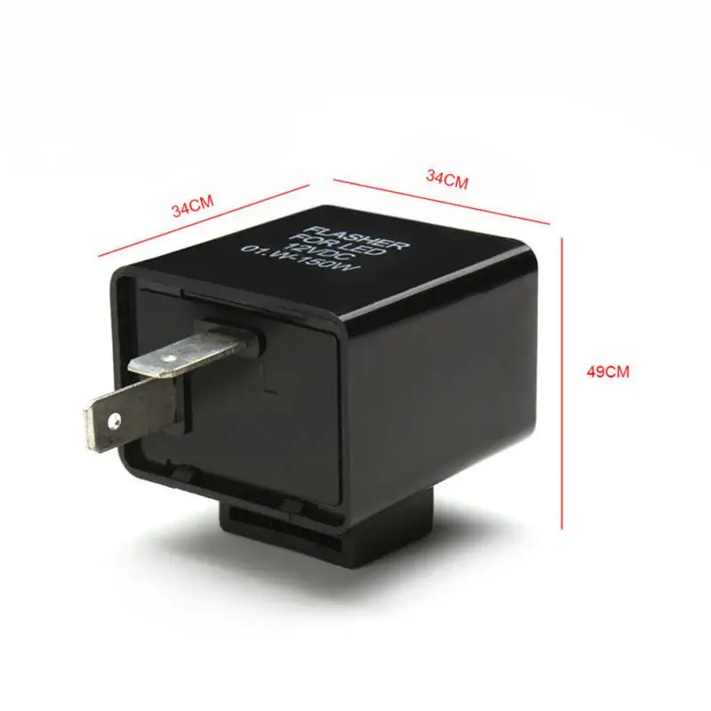 12V 2 Pin указатель поворота мотоцикл вспышки Управление реле регулируемый светодиодный проблесковый маячок реле