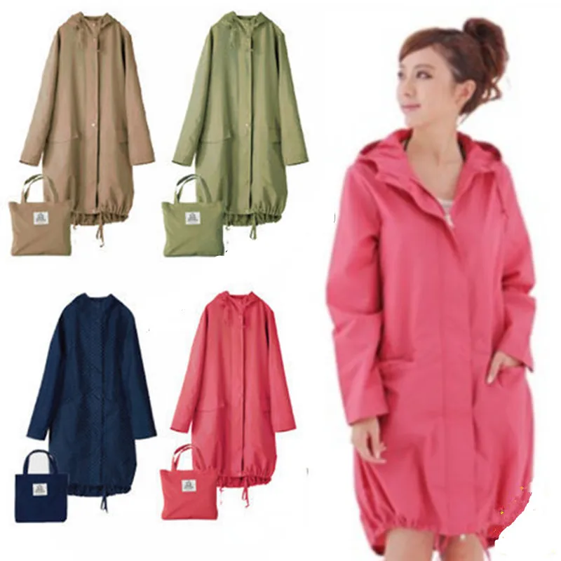thin raincoat with hood