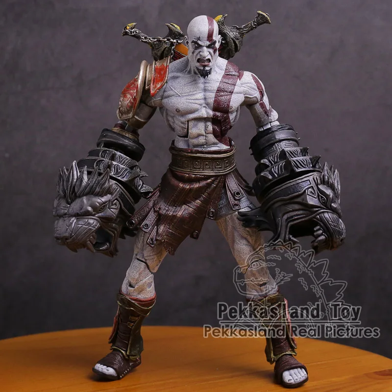 Goede NECA God war 3 Ghost van Sparta Kratos PVC Action Figure Collectible Model Toy 22 cm