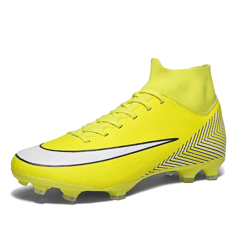 Deporte de los hombres zapatos de fútbol tobillo alto futbol calzado | botas de futbol joma de fútbol al aire libre Atlético zapatillas adultos zapatillas de deporte