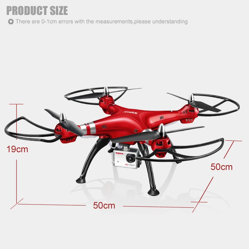 Original SYMA drone profissial X8HG (X8G Upgrade) 2.4G 4CH 6-Axis Gyroscope RC Helicopter Quadcopter Drone with HD Camera Original SYMA drone profissial X8HG (X8G Upgrade) 2.4G 4CH 6-Axis Gyroscope RC Helicopter Quadcopter Drone with HD Camera