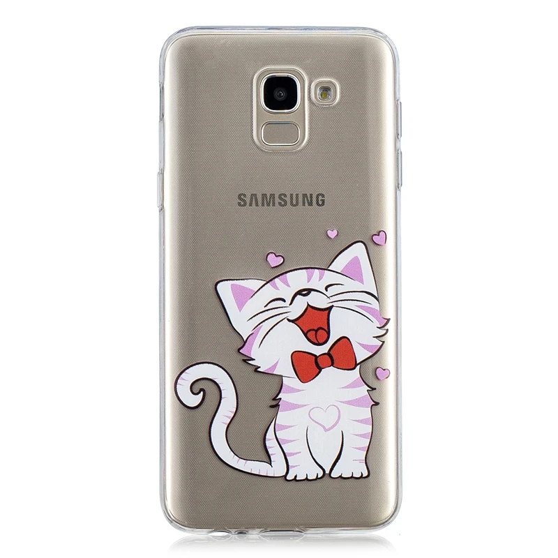 

Soft TPU Case For Samsung J6 2018 CaseClear Silicone Back Phone Cover Case For Coque Samsung Galaxy J6 2018 Capinha