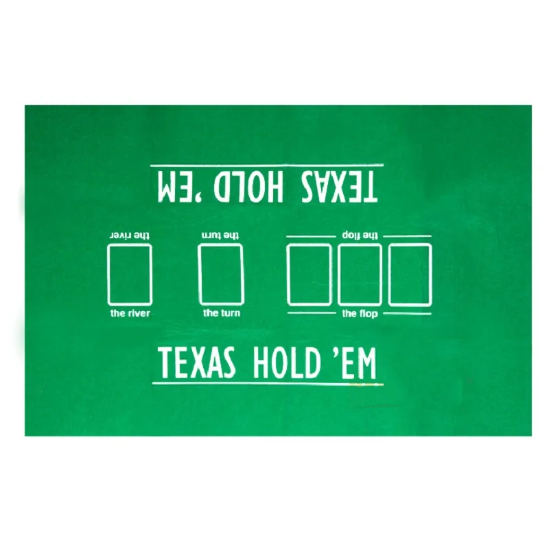 

FGHGF Merry Christmas!High Quality 60*90cm Texas Hold'em Poker Table Cloth Poker Layout Set Anti-pilling Poker Felt Layouts