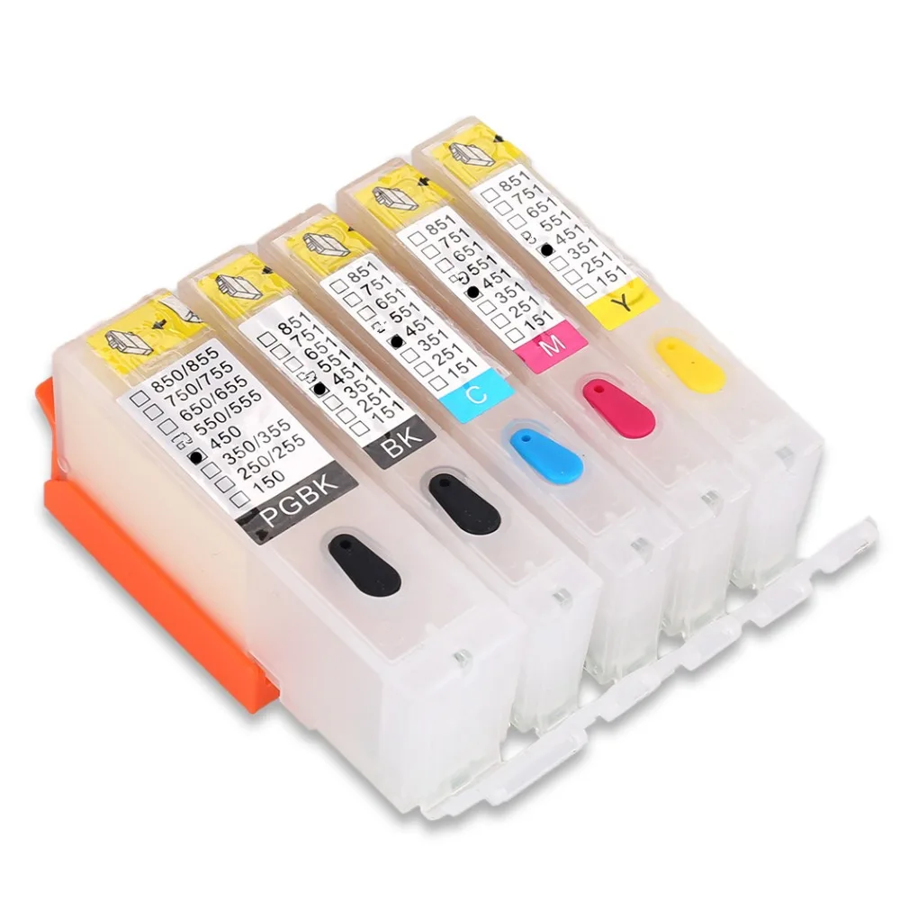 PGI 450 CLI 451 заправляемые чернила для Canon PIXMA IP7240 MG5440 MG5540 MG6440 MG6640 MG5640 MX924 MX724 IX6840 ARC Chip|ink