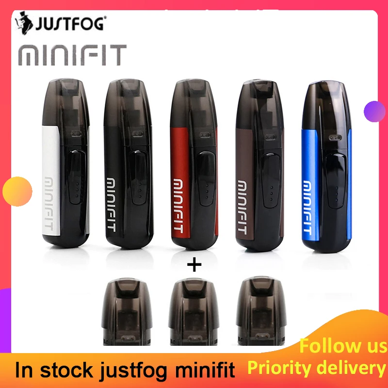 Большая распродажа! Justfog minifit Starter Kit 370 mAh встроенный аккумулятор vape комплект как justfog q16 с MINIFIT Аккумулятор Компактный pod системы