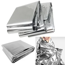 Pro для кемпинга водонепроницаемый для спасения при аварийной ситуации одеяло Фольга тепловое пространство первой помощи Серебристая шторка военное одеяло