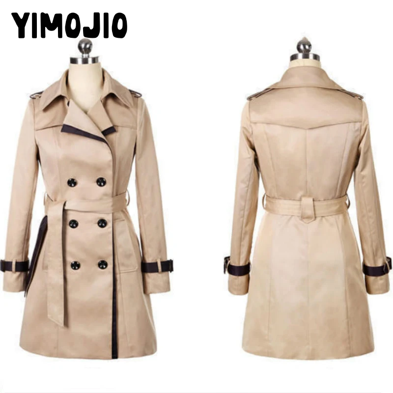 Trench coat Long Trench Spring coat women Casual Slim Trench coat for women Elegant Outside X-long Skirt coat Streetwear Office