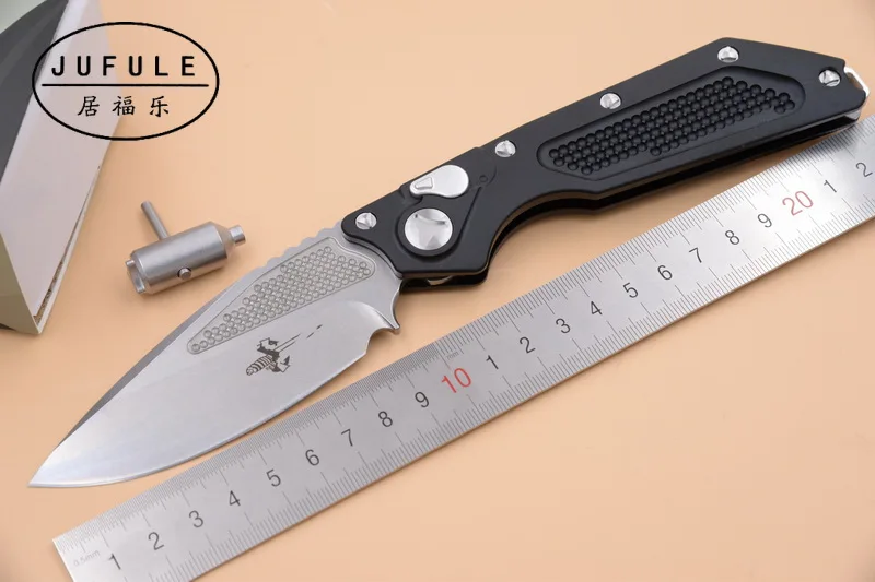 

JUFULE Made DOC Killswitch Marfione D2 blade Aluminum handle outdoor tactical camp hunt EDC tool folding dinner kitchen knife