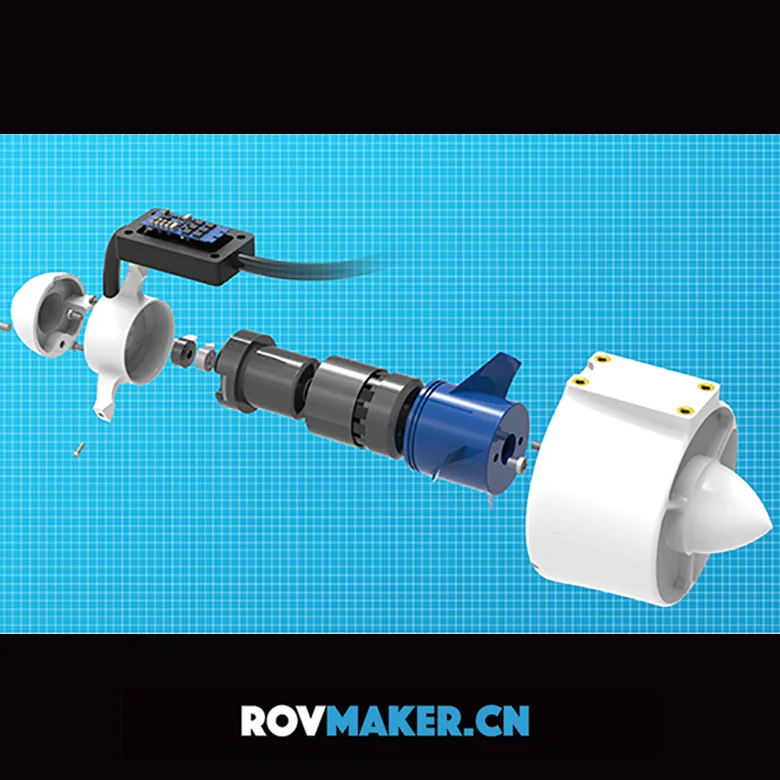 US $129.99 ROVMAKER Underwater Propeller Waterproof Moto Power Assembly Builtin 30A Positive Reversal Electronic Speed Controller ESC ROV