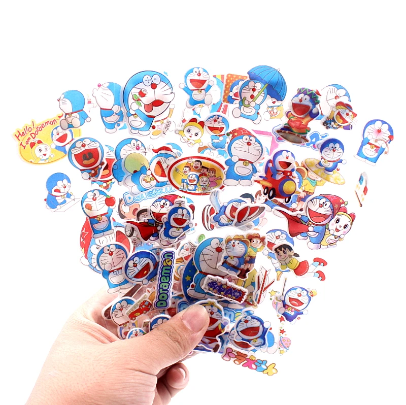 6 шт./лот Doraemon можно выбрать модный бренд игрушки для детей Мультяшные 3D наклейки