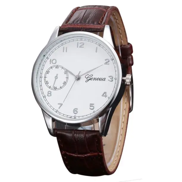 New Listing Men Watch Retro Design Leather Band Analog Alloy Quartz Wrist Watch Brand Watch Men Clock Relogio Masculino M07 (3)