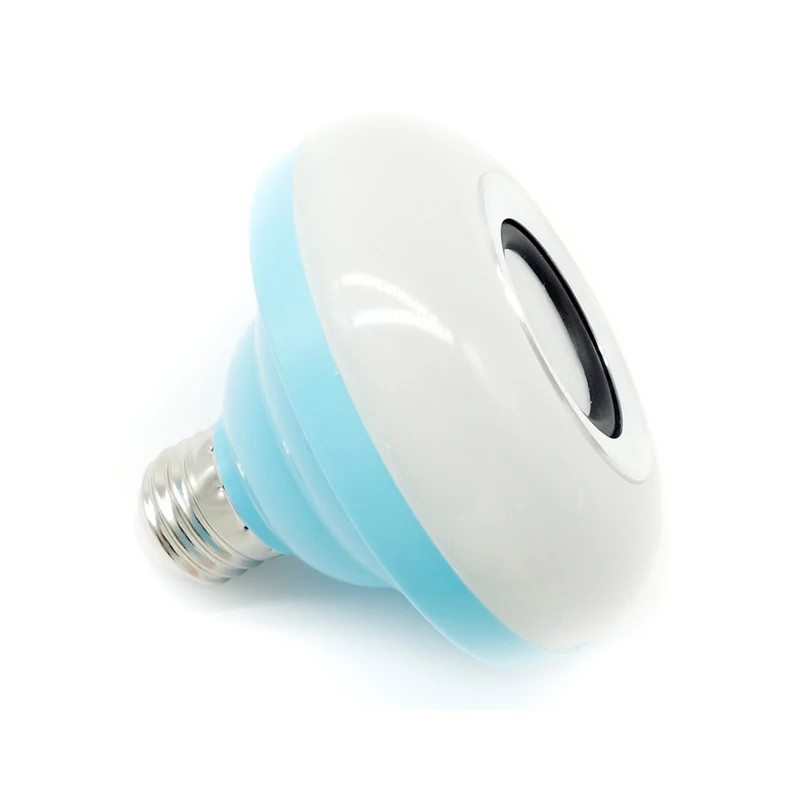 L2D Smart RGB Беспроводная Bluetooth Колонка лампа Музыка Воспроизведение diсветодио дный mmable светодиодная RGB музыкальная лампа с пультом дистанционного управления - Цвет: Blue