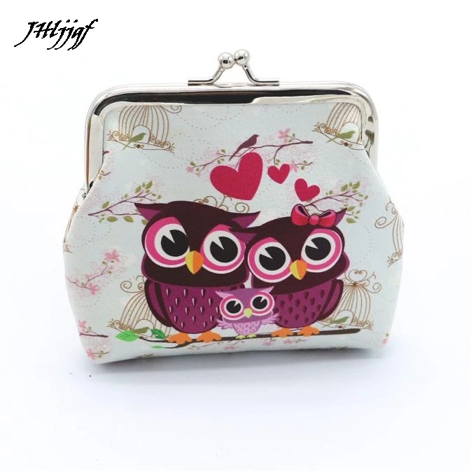 

Vintage Women Wallets Retro Cute Owl Purse Mini Wallet Hasp Purse Ladies Card Bag Clutch Bag Female Money Clip bag