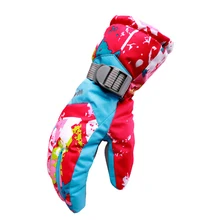 Зимние лыжные перчатки водонепроницаемые ветрозащитные профессиональные катание на сноуборде и лыжах перчатки