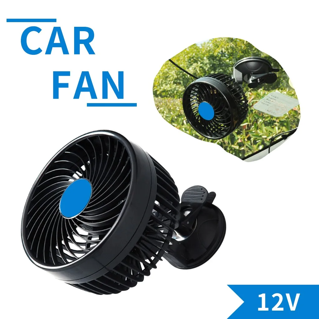 

2019 New Arrival Car Interior Accessories Premium Quality Adjustment Suction Cup 12/24V Stepless Speed Car Fan #Y1