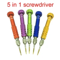 5 in 1 Screwdrivers screwdriver set kit Cell Phones Opening Pry Repair Tool Kit Tools Set Magnetic Tool For Mobile phone