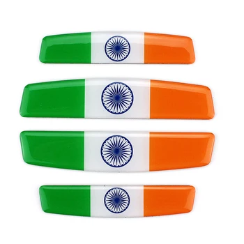 

Auto Door Stickers Emblem Badge for India Flag Logo For Citroen C2 C3 Alfa Romeo GT Dodge Charger Ford Kuga KIA RIO Forte LOTUS