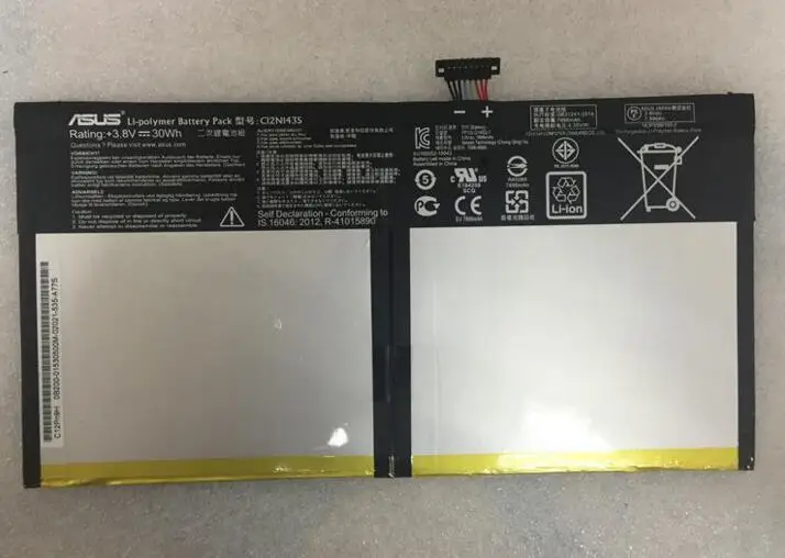 Новая Подлинная Оригинальная батарея для ASUS Transformer Book T100HA Series C12N1435 3 8 V