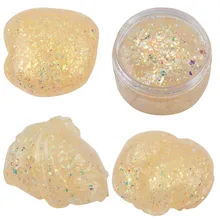 80 мл мягкая Ароматизированная ПЛАСТИЛИНОВАЯ прозрачная шпатлевка из Мягкого Пенопласта в форме звезды, антистрессовая игрушка для детей MA30f