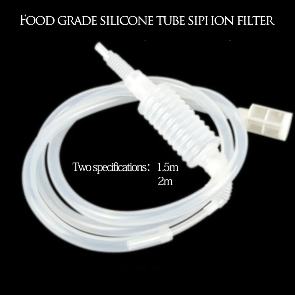 HOT Siphon silicone filter hose family wine wine beer liquid delivery home tools plastic syphon pot pump Wine Opener single sale