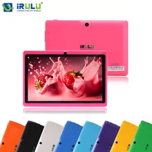 IRULU eXpro X1 7 «1024*600 HD Google APP Играть Android 4.4 Tablet PC Quad Core 16 ГБ ROM WI-FI OTG , С Черной Клавиатурой Розовый , Горячая продажа
