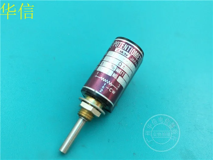 Подержанный многооборотный проволочный потенциометр SAKAE 12HP 10P 22K диаметр вала 3 мм