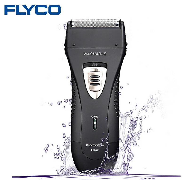 FLYCO влажной/сухой Водонепроницаемый поршневые Твин Лезвие Перезаряжаемые Для