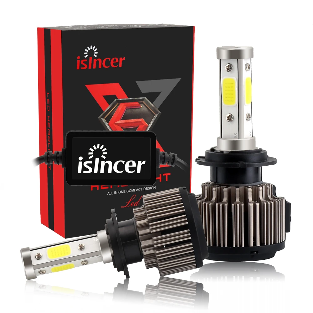 

2PCs H7 H4 LED Bulb Car Headlight H11 9005/HB3 9006/HB4 Hi-Lo Beam 80W 8000LM Auto Headlamp 6000K LEDs Fog Light Bulb 12v 24v