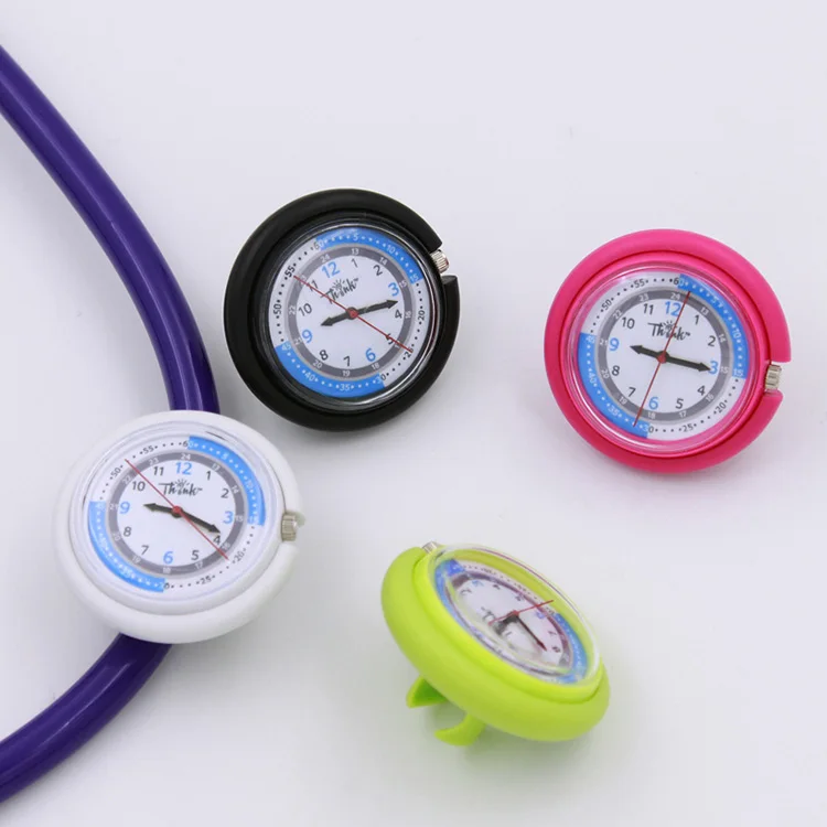 Часы хронограф с зажимом для стетоскопа|stethoscope watch|chronograph watch |