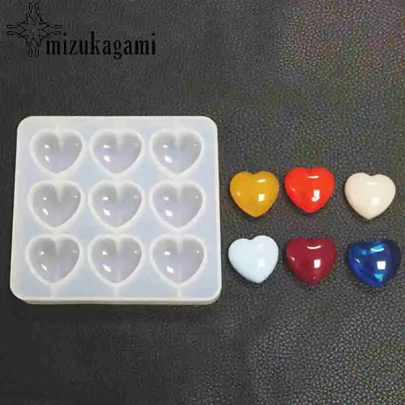 

Silicone Resin Mold 3D Cute Heart Mold For DIY Jewelry Making Finding Molds Accessories