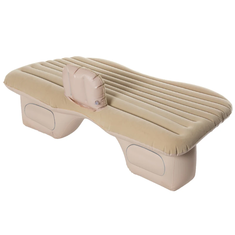Ceny Nadmuchiwany materac powietrzny dla dorosłych dziecko dziecko podróż samochodem uniwersalny Auto tylne siedzenie Sofa poduszka Outdoor Camping Mat z pompą powietrza