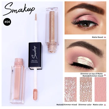 

Matte Shimmer Liquid Eyeshadow 10Color Double Head For Party Makeup Shimmer Shine Diamond Eyeshadow Liquid Pigment Cosmetics